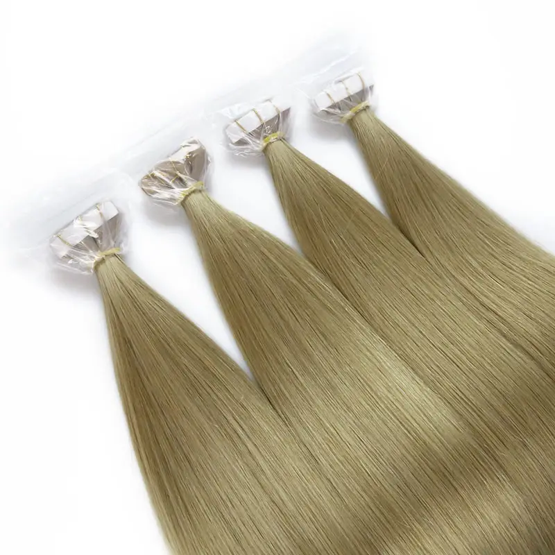 Chất lượng hàng đầu vô hình băng trong phần mở rộng tóc đầy đủ máy Remy nguyên Ấn Độ Nga tóc