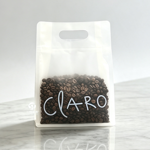 Bolsas de Café Mate Esmeriladas con Logotipo Personalizado, Bolsas de Plástico Laminado con Sellado de Ocho Lados, Cierre Reutilizable y Asa de Fácil Apertura - Product Image 5