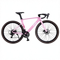 Vélo de route en alliage d'aluminium 700C 16 vitesses avec freins à disque, pédales ordinaires, sans amortisseur arrière, capacité de charge de 250 kg