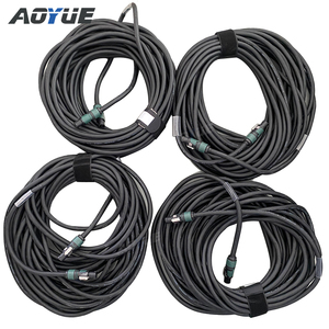 สายลำโพงคุณภาพสูง 2.5 มม.²/4 มม.² x 2 พิน/4 พิน แบบกำหนดเอง ความยาว 70 ซม./5 ม./20 ม./25 ม. พร้อมหัวต่อ Neutrik NL4 ถึง NL4 สำหรับระบบไลน์อาร์เรย์ - Product Image 4