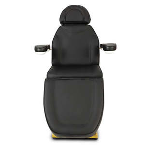 3 motores de acero inoxidable dorado de alta calidad con control de pie camilla de belleza eléctrica tatuaje de lujo para salón - Product Image 1