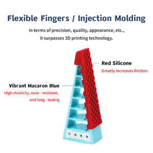 <span class=keywords><strong>Pinza</strong></span> Robótica Flexible de 2, 3 y 4 Garras, Dedos Biónicos Suaves, Abrazadera Adaptativa Neumática y Eléctrica con Almohadilla de Silicona para Clasificación de Frutas y Huevos - Product Image 4