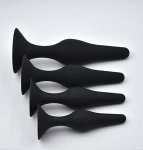 Japon seks oyuncak silikon <span class=keywords><strong>Anal</strong></span> Plug 4 adet büyük popo cinsel oyuncak erkek yetişkin oyuncak erkekler kadınlar için mastürbasyon - Product Image 4