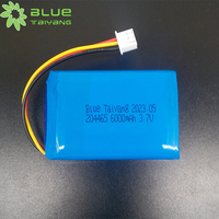 Sel Baterai Kapasitor 6000mah 204465 3.7v 6000mah 22.2wh Isi Ulang 6000mah Paket Baterai Lithium Ion untuk Blender Portabel