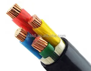 Customized 0.6/1KV Low Voltage Distribution Wire Cable 4 core China Electrical Cables Pvc Xlpe Insulated Aluminum Copper Wire