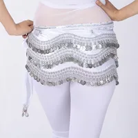 Chaîne de taille pour robe de danse du ventre, jupe à sequins pour femme, 248 pièces, accessoires de costume de danse orientale indienne