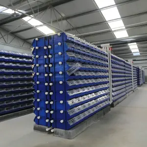 中国工厂蓝盒蟹房水产养殖系统定制塑料蟹房箱用于ras系统室内养殖