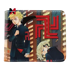 Tokyo Revengers Anime Wallet Manjiro Ken Takemichi Chifuyu Baji Cartoon Pocket With Coin Purse Gift