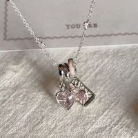 Collar de Cadena Ajustable Zooying para Mujer, Colgante de Tarot con Tarjeta de Amor, Colgantes y Dijes de Aleación Mística de Moda, Regalo
