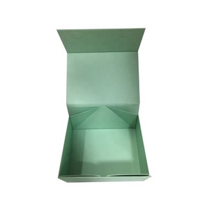 Personalized Custom Light Green Foldable Packing Gift Box For Shirt Garment - Product Image 4