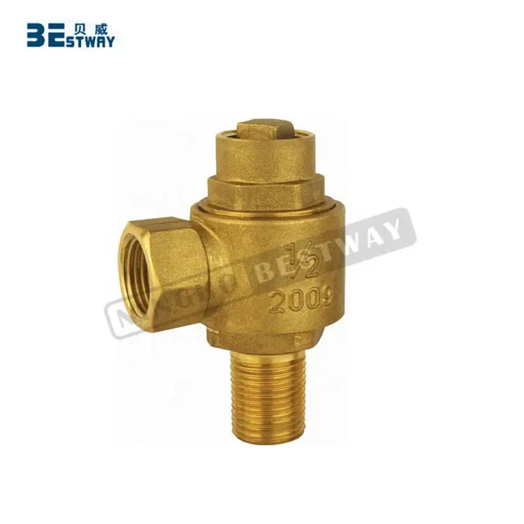 Bestway ISO228 Threaded End DN15-25 1/2"-1" CW617N Hose Connector Brass Swivel Ferrules Valve