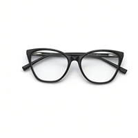 Lunettes de lecture unisexes œil de chat, monture à motif marbré, verres PC à bord complet, anti-lumière bleue, légères et durables