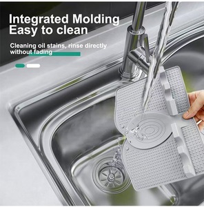 Heat-Resistant Silicone Spoon Rest and Holder New Kitchen Tool for <b>Soup</b> Drain Pad <b>Pot</b> Clips - Product Image 3