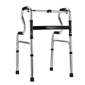 Adjustable Height 4-Leg <strong>Walking</strong> <strong>Frame</strong> <strong>with</strong> Non-Slip Rubber Feet Indoor Homecare Walker for Elderly - Product Image 1