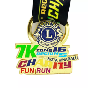 <span class=keywords><strong>Souvenir</strong></span> di tacchino smaltato di qualità migliore 5Km 10Km mezza maratona corsa Spinner premio medaglia rotante - Product Image 2