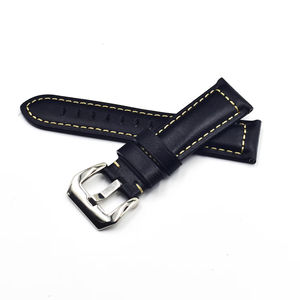 สายนาฬิกาหนังแท้ยี่ห้อพรีเมียม มิงฟง คลาสสิค แฮนด์เมด วินเทจ สายยางยืด ขนาด 18/20/22/24/26 มม. รุ่น Crazy Watch - Product Image 2