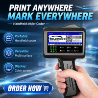 Impresora Portátil de Códigos QR con Pantalla Táctil para la Industria del Embalaje y Almacenamiento, Impresora de Tinta Solvente de Mano para Logística