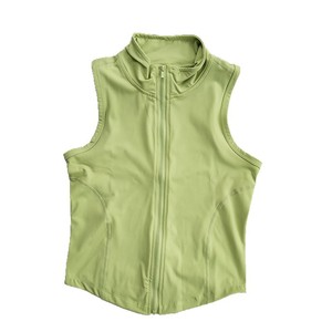 Chaleco Deportivo con Cierre para Mujer - Top sin Mangas de Secado Rápido y Corte Ajustado para Gimnasio, Running y Yoga - Product Image 5