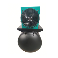 Compresseur d'air mobile à vis 4,5 kW 6 CV 8/10 bars avec PLC et moteur refroidi par air pour usage industriel