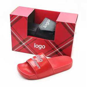 Comodi colori multipli Logo personalizzato PVC per interni ed esterni pantofole scivoli sandali per uomo <span class=keywords><strong>e</strong></span> donna Custom slide - Product Image 6