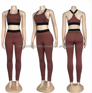 Ensemble de survêtement deux pièces personnalisé avec logo 2026 – Tendances vestimentaires, pantalons de sport, ensembles de survêtements, vêtements de yoga pour femmes, ensembles de leggings - Product Image 4