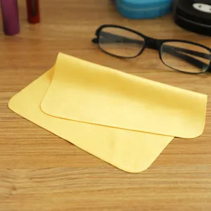 재사용 가능한 닦아 사용자 정의 로고 제거 먼지 색상 사용 가능한 소재 스웨이드 안경 천