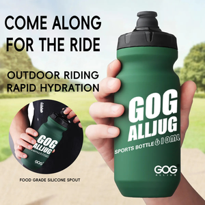 Nueva Botella de Agua Deportiva Flexible <span class=keywords><strong>GOG</strong></span> de 610 ml, Botella de Agua Portátil de Plástico Libre de BPA para Ciclismo de Montaña y Carretera, Logotipo Personalizado - Product Image 2