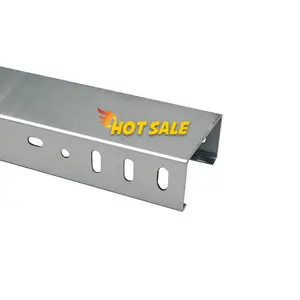 Support One-Stop Shopping Perforated Hot Dip Galvanized Steel Electrical Channel Cable Tray