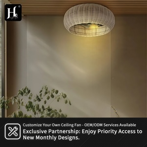 Wooden Ceiling Light LED Warm White 2700K Asian Style Surface Mounted 220V Large Size for Living Room - Product Image 2