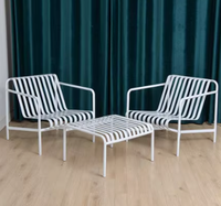 Nouvelle Arrivée Chaise d'extérieur en aluminium Palissade Légère Résistante aux intempéries Moderne Minimaliste pour Terrasse et Espaces Commerciaux