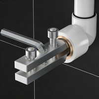 Extracteur de vis cassées pour robinets et vannes d'angle, outil d'extraction de vis cassées pour tuyaux d'eau et têtes de tuyaux