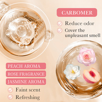 Lotion pour le corps parfumée douce et élégante avec trois senteurs : pêche, vanille et jasmin ; Parfum pour le corps avec une fragrance enveloppante