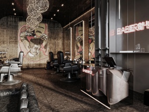 เฟอร์นิเจอร์ร้านทำผมทันสมัยระดับมืออาชีพสำหรับการออกแบบตกแต่งภายในร้านตัดผม พร้อมอุปกรณ์ตกแต่งร้านตัดผมที่ทันสมัยตามสั่ง - Product Image 1