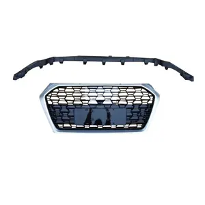 Hot Sale OEM Grille For Audi Q5 SQ5 Honeycomb Grill Front Bumper RSQ5 Facelift Mesh Grille 2019 2020 2021