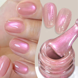 BORN PRETTY Vernis Gel Magnétique Rose Transparent Effet Œil de Chat Qualité Salon, Fournitures de Vernis à Ongles Gel Scintillant Effet Œil de Chat pour Créer Votre Propre Marque - Product Image 5
