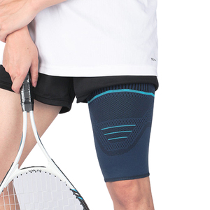 Manchon de soutien pour la cuisse, protection de la jambe pour le sport, élastique, réglable, fitness, basketball, manchons de jambe pour les muscles de la cuisse - Product Image 3