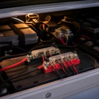 DAMAVO 275A Barre omnibus en cuivre étamé, bloc de distribution d'alimentation, bornes M4/M6/M8 pour câbles 1-5 AWG, pour systèmes de batteries CC 12V-48V