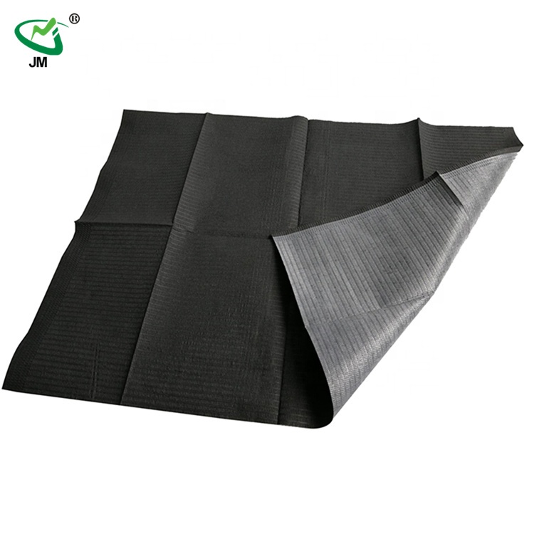 Фабричные одноразовые нагрудники из стоматологической бумаги, салфетки, профессиональные полотенца из полиэстера, черные нагрудники для татуировок