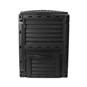 300l garden plastic compost bin 80 gallon composter bins storage bin black green HDPE material