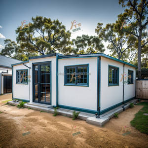 Misura piccola prefabbricata 20ft 40ft della casa Mobile d'acciaio del contenitore della vita moderna per l'ufficio Mobile del caffè della Villa dell'hotel con la piattaforma - Product Image 1