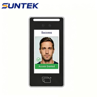 Sistema de Control de Acceso y Asistencia SUNTEK con Reconocimiento Facial, Pantalla Táctil Biométrica de 5 Pulgadas, Android 13, WiFi, NFC, Tarjeta/Código de Barras