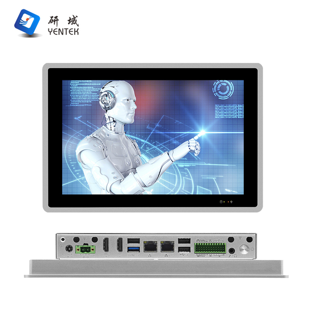 Industrial Panel PC 10.1" LCD Widescreen 1280x800 RK3588 Quad-core LPDDR4 8G EMMC5.1 64G Android 2 LAN 4 COM Fanless Stock