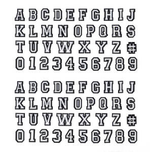 字母和数字鞋护身符PVC鞋护身符Clog鞋腕带手链DIY项目，0-9 # 数字 - Product Image 1