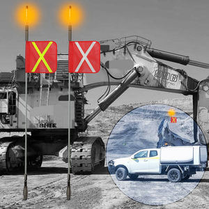 Poste <span class=keywords><strong>de</strong></span> bandera <span class=keywords><strong>de</strong></span> advertencia <span class=keywords><strong>de</strong></span> seguridad 3M para camión con bandera reflectante <span class=keywords><strong>de</strong></span> 30,5x31cm Base <span class=keywords><strong>de</strong></span> resorte <span class=keywords><strong>de</strong></span> liberación rápida <span class=keywords><strong>Simpson</strong></span> Desert Vehicle 4WD Towing - Product Image 4