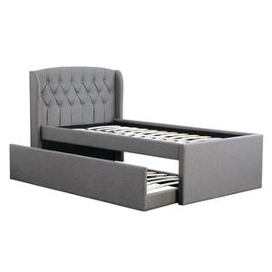 <span class=keywords><strong>Cama</strong></span> con Cabecera Acolchada de Tela de Lino de <span class=keywords><strong>Buena</strong></span> <span class=keywords><strong>Calidad</strong></span> con Camas <span class=keywords><strong>Nido</strong></span> Plegables Tamaño Individual para Niños - Product Image 5