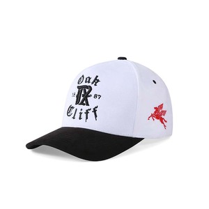 Venta al por mayor de gorras de béisbol vintage de dos tonos, personalizadas con bordado 3D, visera curva, ajustables, unisex, estilo urbano. - Product Image 1