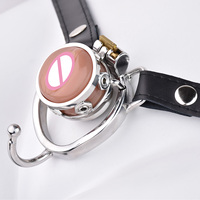 Cage de chasteté à pointes FRRK avec dispositif de chasteté masculine détachable facile à faire pipi Produits pour adultes BDSM Toys Sex Shop