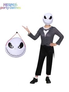 HESPER Halloween Jack Skeleton Costume Men Women Cosplay Masks Featuring Frightening King Animal Ghost Suit Cloak Pants Jumpsuit - Product Image 2