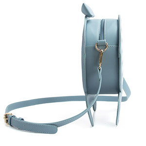 <span class=keywords><strong>Sac</strong></span> bandoulière <span class=keywords><strong>Cendrillon</strong></span> bleu clair, design citrouille 3D, motif rayé, mini <span class=keywords><strong>sac</strong></span> en PU durable avec fermeture magnétique - Product Image 4