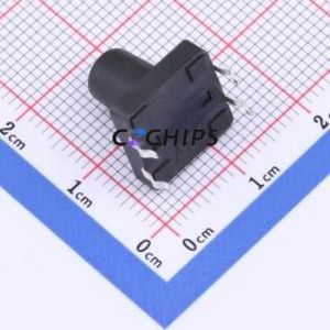 TSF001B12018A Tactile Switch DIP-4P,12x12mm Switch Round Button 1.8N Through Hole 12mm - Product Image 2